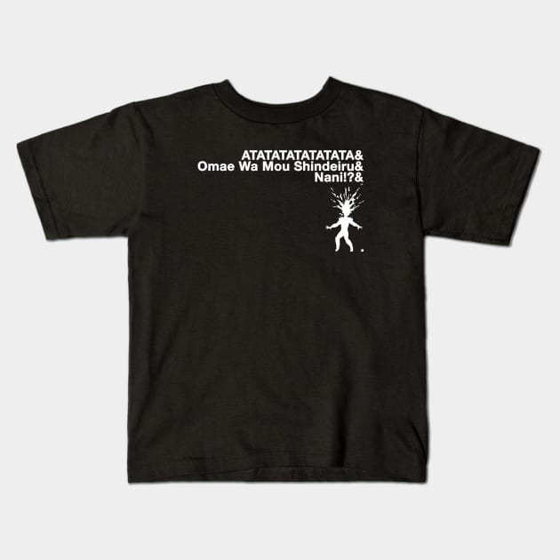 Kenshiro Tribute Kids T-Shirt by CCDesign